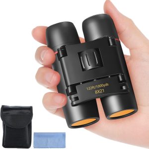 Compact Binoculars. Lightweight Foldable Small Binoculars