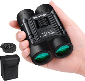 12X25 Mini Pocket Binoculars for Adults Kids