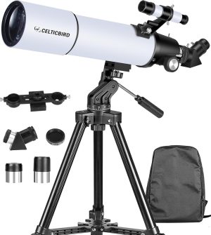 Telescope for Adults High Powered. 80mm Aperture 600mm Telescopes for Adults