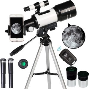 Telescope for Adults & Kids Aperture RefractorPortable Travel Telescope